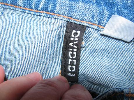 Dámské, dívčí džíny straight, h&m,34