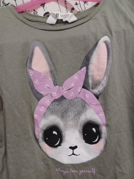 Tričko se zajíčkem h&m 134/140, h&m,140