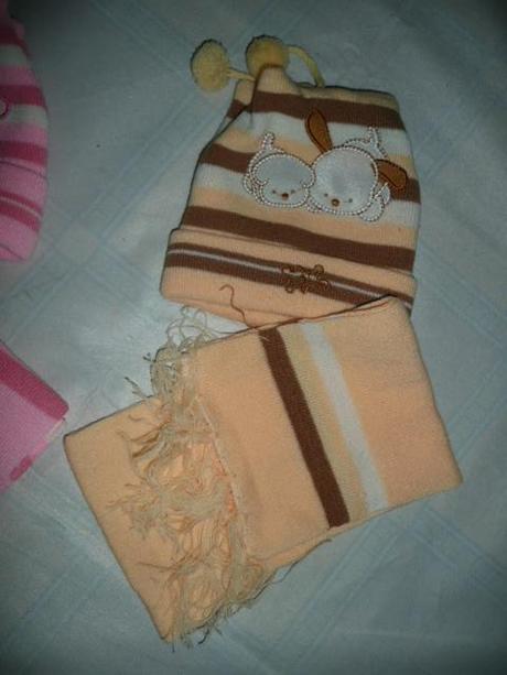 Čepice + šála vel 1-3 roky, 80 / 86 / 92