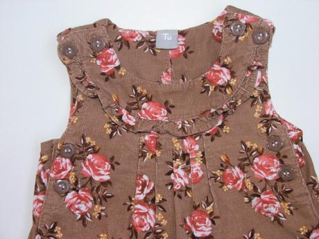 P635 květované šaty vel. 68, tu,68