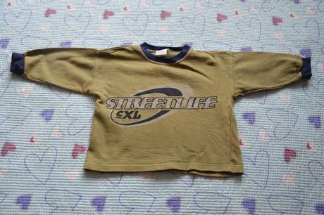 Bavlněná mikina mikinka silnější triko, 86