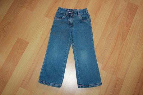 Džíny basics, modré, vel. 110, basics,110