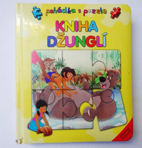 Kniha džunglí s puzzle, 