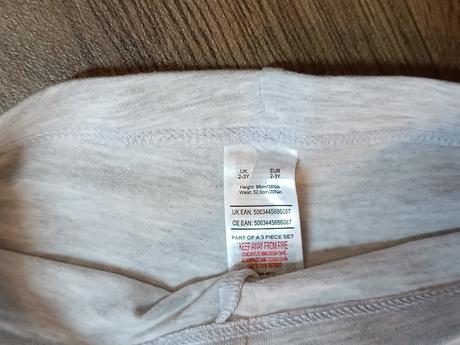 6x dívčí bavlněné legíny, vel. 92/98 (2-3 roky), 92