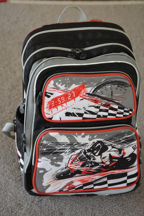 Aktovka bagmaster pro 1.-5.třídu motorka,