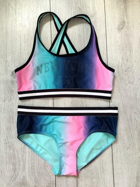 Dievčenske dvojdielne plávky 158-164/12-14, h&m,158