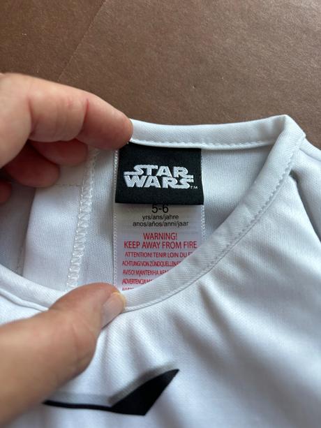 An15/ kostým star wars / stormtrooper- v.5/6 let,