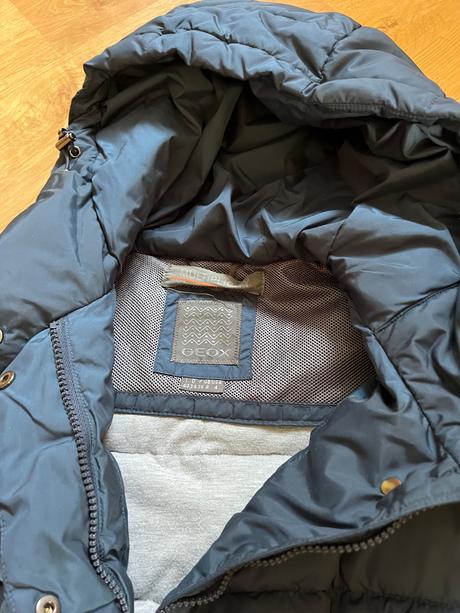 Péřový kabátek geox, geox,xs