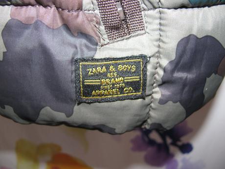 Chlapecká khaki maskáčová vesta s kapucí zara, zara,152