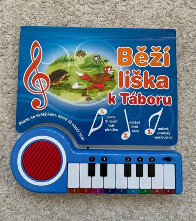 Běží liška k táboru - piánko se světýlkem, 