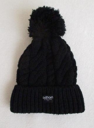 Dámská černá zimní čepice kulich outhorn s/m, s