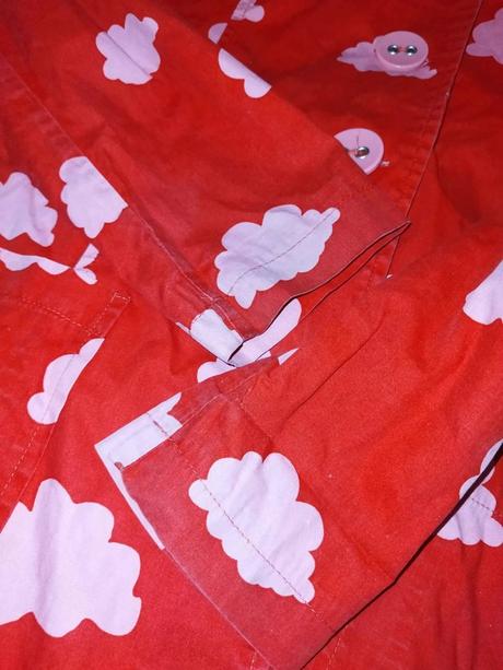 2x kabátky, kabát s květy, mráčky 152 next, next,152