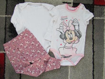 2 x body + legíny pro holku vel.92, 86–98