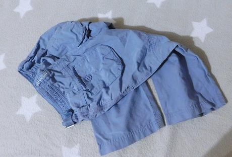 Plátěné kalhoty junior vel.86/92, 92