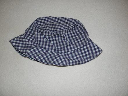 Modrý plátěný klobouk zn. fantom vel.52, 98