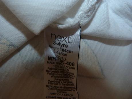 Next bavlněné tričko vel.104, next,104