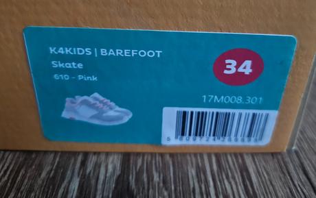 Barefoot koel skate pink vel. 34, koel4kids,34