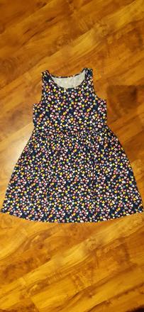 Dívčí šaty h&m 134/140 barevná srdíčka, h&m,134