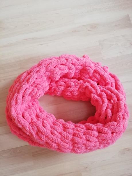 Měkký pletený nákrčník puffy (barva na přání), 