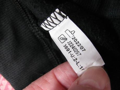 Černé bavlněné tepláky, h&m,146