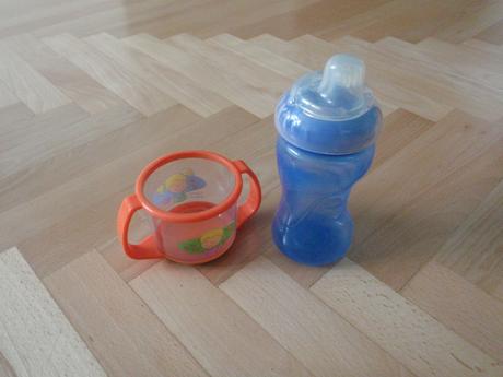 Učící lahvička nuby a hrneček, canpol babies