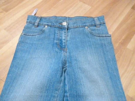 3/4 elastické kalhoty 9-10 blue, 140