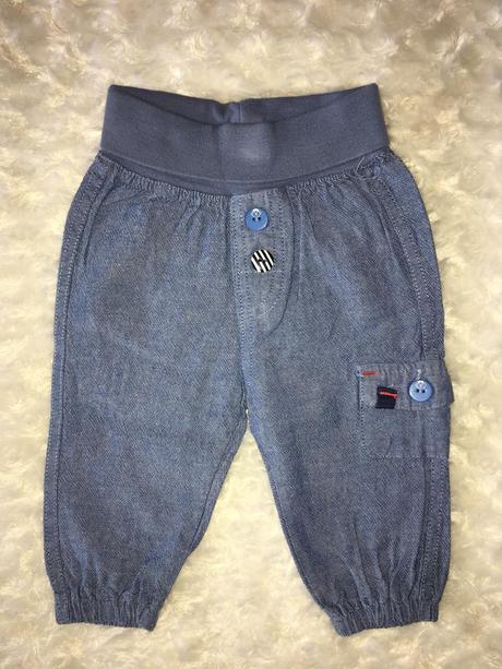 Lehké letní plátěné kalhoty, 62