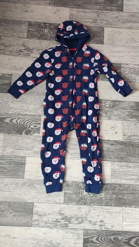 Overal bavlněný vánoční na kluka 104/110, 104