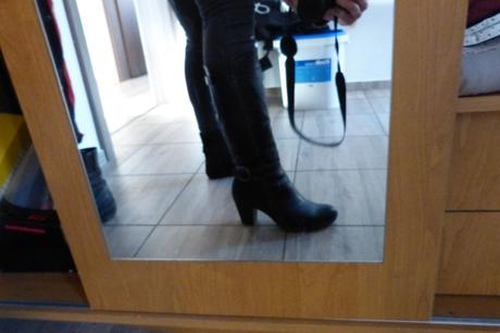 Kožené kozačky z pravé kůže, 40