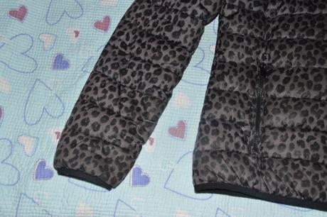 158 164 prošívaná bunda gepardí potisk, 164