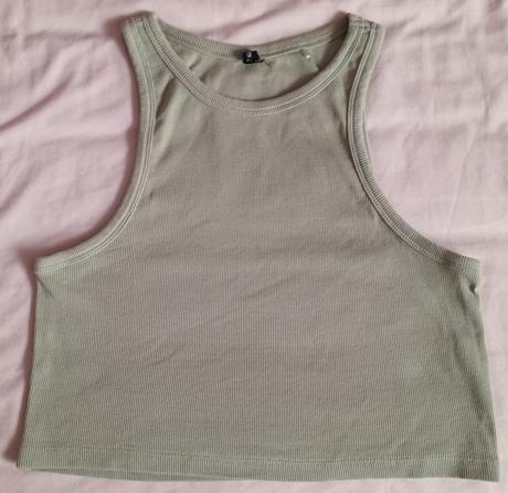 Dívčí letní triko/tílko zelenkavé sinsay, sinsay,xl