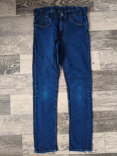 Rifle skinny fit dívčí s regulací pasu, denim co,152