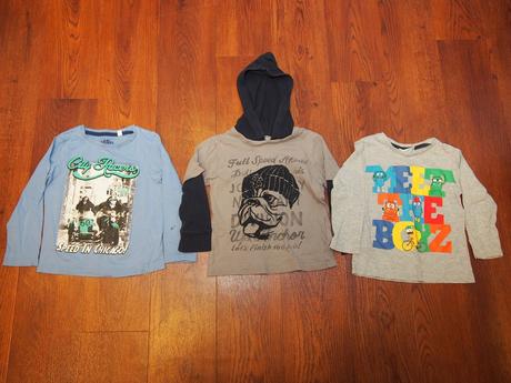 8x triko/tričko dlouhý rukáv vel.98, zara,98