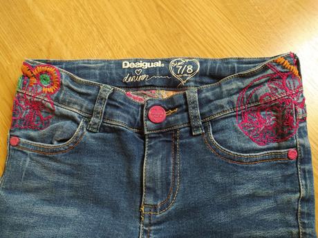 Úžasné rifle desigual 6/7 let, desigual,122