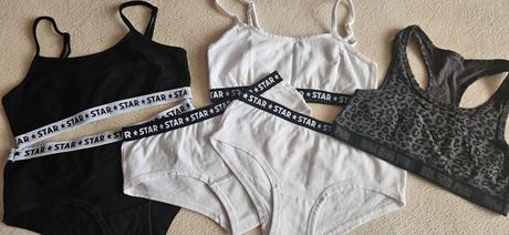 Dívčí set 3x spodní kalhotky + 3x podprsenka, 134, pepco,134