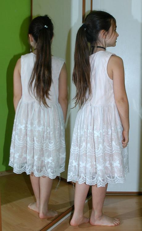 Slavnostní sváteční společenské šaty družička, primark,152