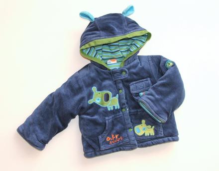 M528 sametkový otepelný kabátek vel. 68, 68