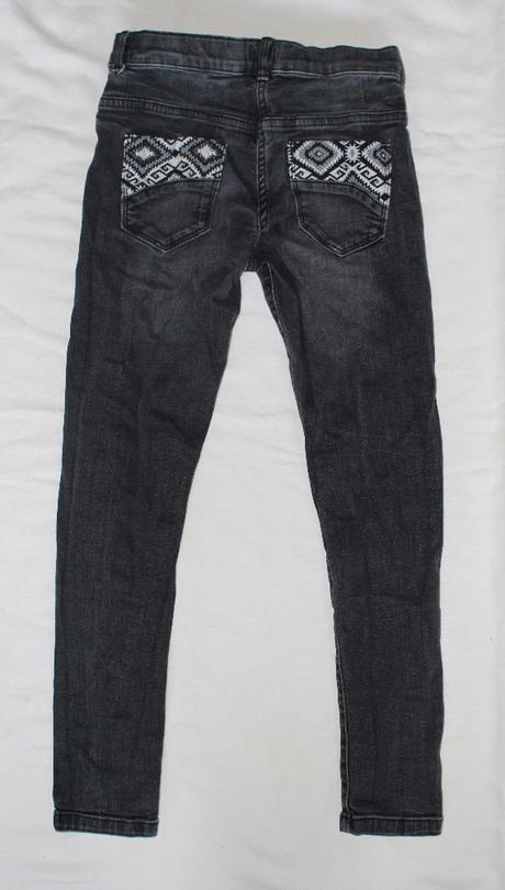 Va28 šedé skiny se dřením 8-9 let, f&f,134