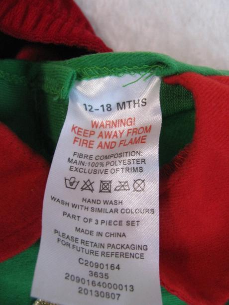 Vánoční kostým pro malého santu, 92