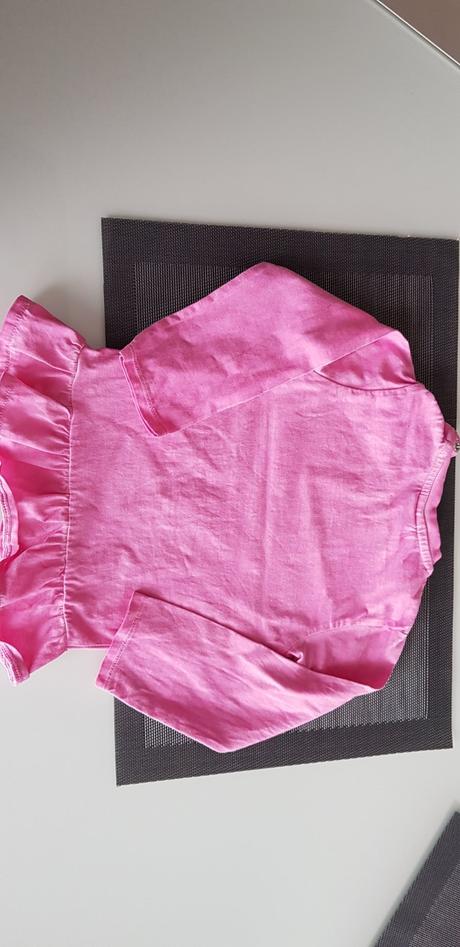 Dětské růžové triko/tunika disney s minnie vel. 80, disney,80