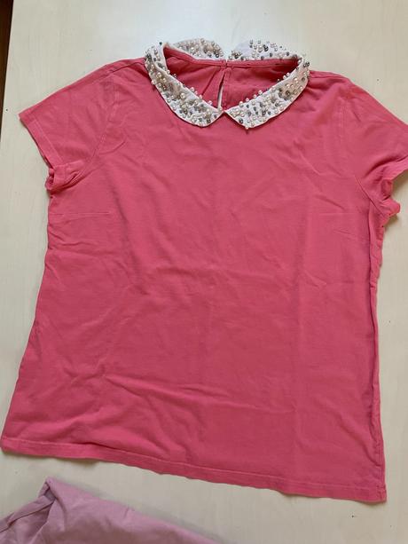 Triko s límečkem + avokádo navíc, dírky vel cca s, s