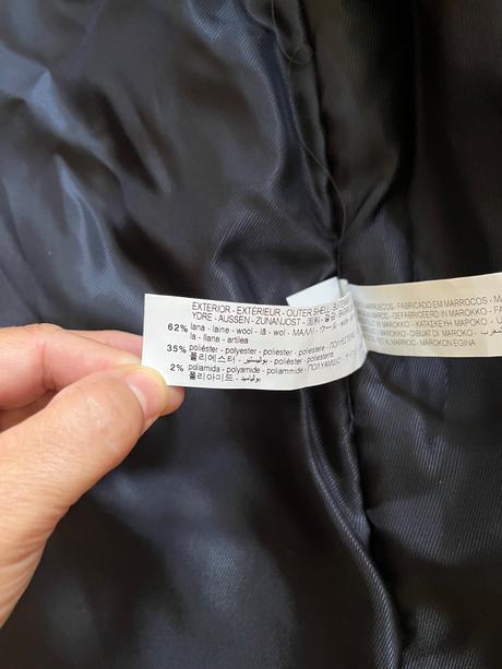 Krasný kvslitni, teplý, vlněný kabátek zara, zara,158