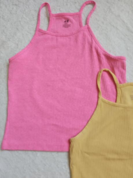 2 tílka 12-14let, h&m,158