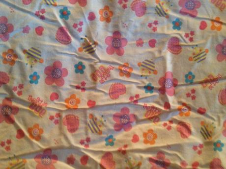 Dívčí spací pytel květy, včely, srdce, cherokee