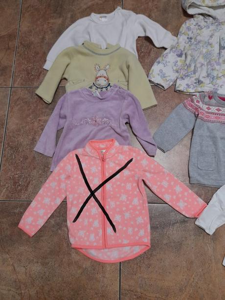 Dívčí set/balík, vel. 80/86, 86–98