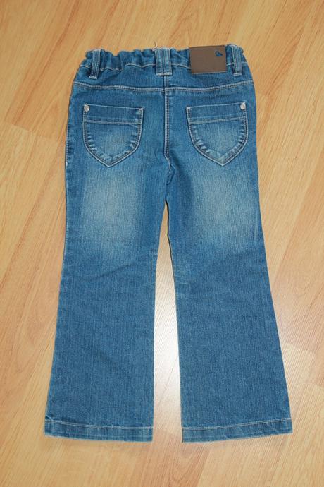 Džíny c&a palomino, modré, kapsy srdce, v. 104, c&a,104