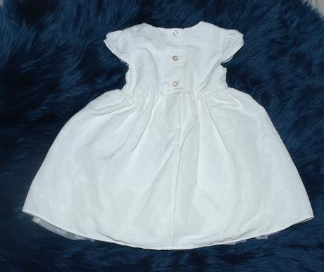 Slavnostní sváteční společenské dívčí šaty, mothercare,80