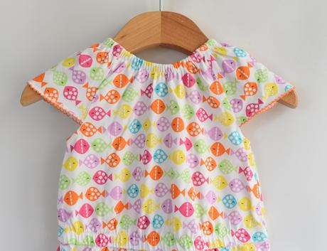 Letní overal vel. 3 - 6 m, nutmeg,68