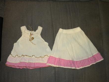 Letní tílko + sukně vel.116 zn.good children, 116