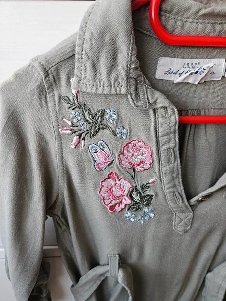 Košilové šaty h&m, vel. 104, h&m,104